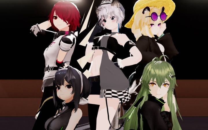 【明日方舟MMD】随心所欲mercy(Kimagure Mercy)【宴&拉普兰德&能天使&嘉维尔&崖心】【搬运】截图
