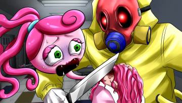 防毒面具做了什么让长腿妈妈生气-波比游戏时间第三章动画