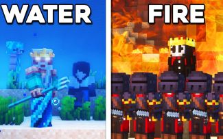 [半双语字幕]我的世界-社会实验：200人的元素王国模拟器