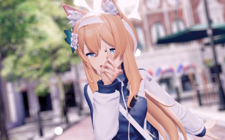 【碧蓝档案MMD】Booo!【伊落玛丽】【搬运】截图