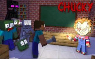 怪物学院1710集丨恐怖臭娃娃挑战Horror Challenge丨我的世界动画