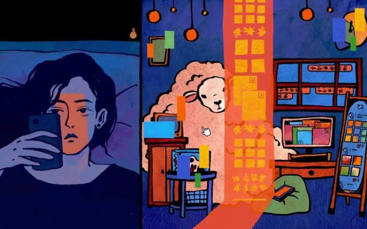 秒针滴答 脑内开趴《失眠:脑子里的剧场》宣传片 手绘风解谜截图