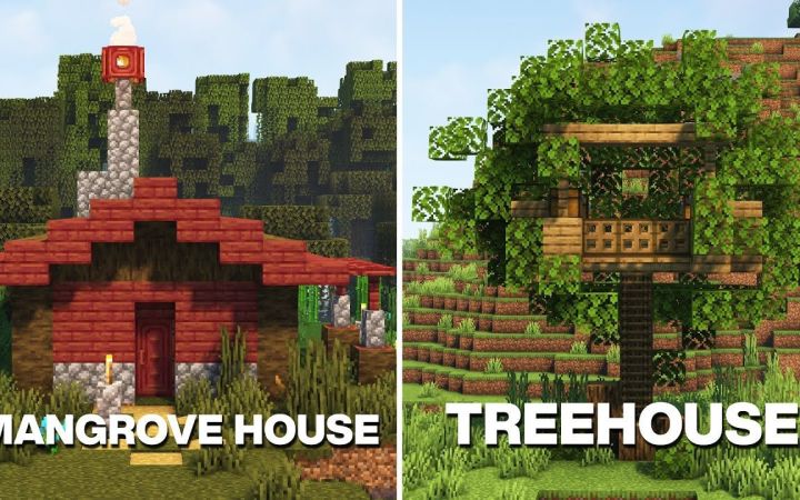 【搬运】Minecraft 1.19中的3个简单入门房屋 by Reimiho截图