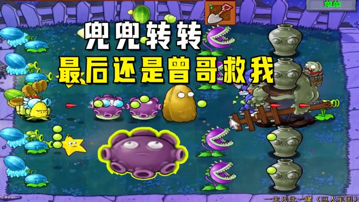 植物大战僵尸:一生只此一罐(巨人军团)下,大嘴花今天立大功截图