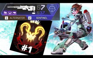 【APEX/effect】世一猎在排位中用哨兵疯狂狙人