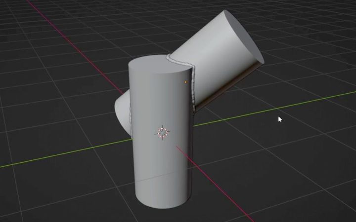 Blender如何焊接任意2个对象 【Blender教程】截图