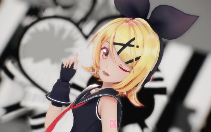 【MMD】感情ディシーブ / 感情欺诈【Sour Rin】【搬运】截图