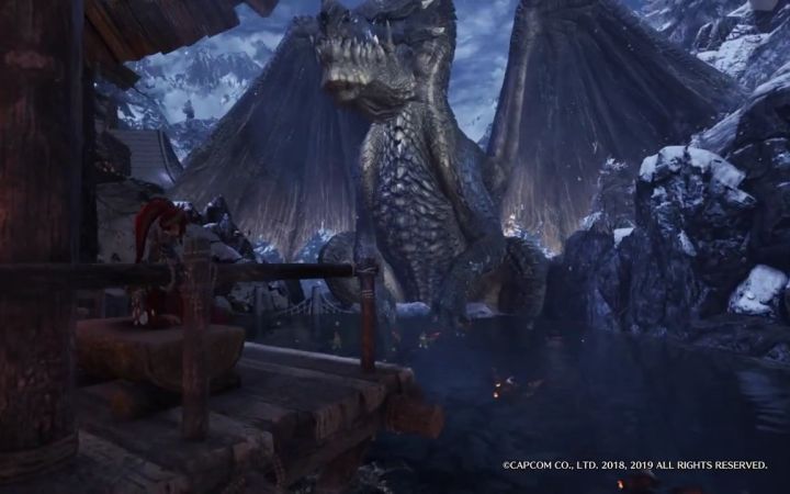 《怪物猎人世界：冰原》MOD 猎人的好朋友黑龙截图