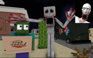 怪物学院第1831集丨096 old man Horror Challenge丨我的世界动画