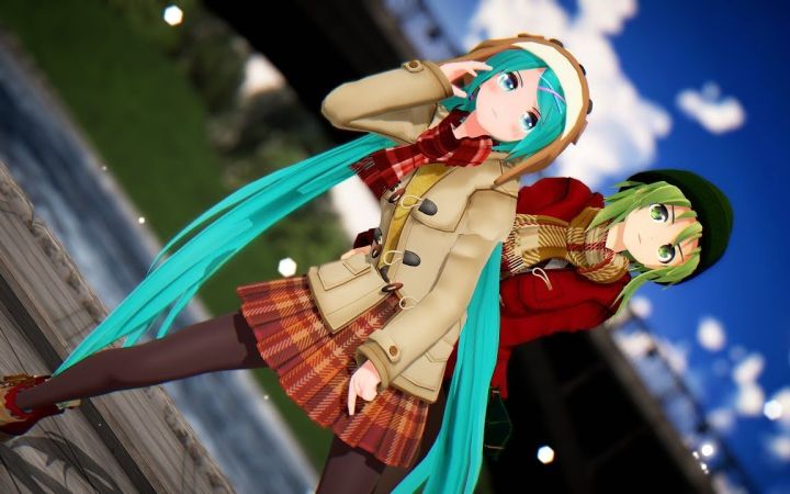 【MMD】脑浆炸裂Girl【YYB Hatsune Miku&Mamama GUMI】【搬运】截图