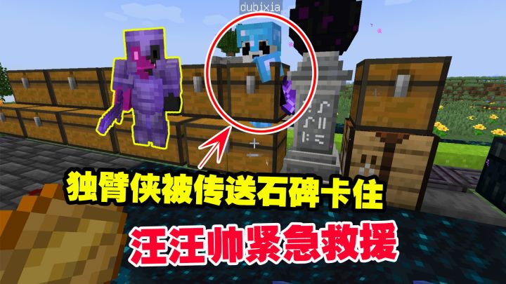 1.19联机32:独臂侠被传送石碑卡住,汪汪帅紧急救援,刻不容缓截图