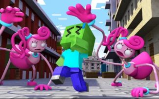 怪物学院1636集丨Zombie fight长腿妈咪Pandemic悲伤的故事丨Poppy playtime 2 我的世界动画