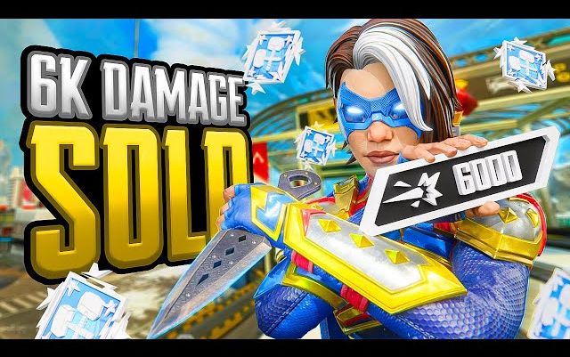 【APEX/Faide】单人三排打出6000点伤害截图