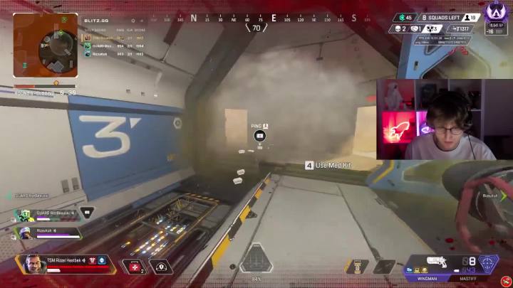 【APEX/转载】mande和Hiswattson在被炸服的时候开团截图
