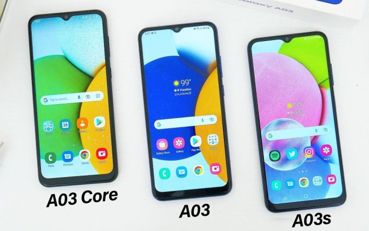 【手机测评】三星 A03 Core vs A03 vs A03s 对比测评截图