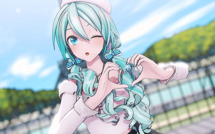 【MMD】 SCIENTIST【YYB 早春小短裙 miku】【搬运】截图