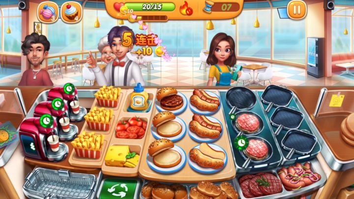 【游戏实况】开心汉堡大餐,别烧糊!截图