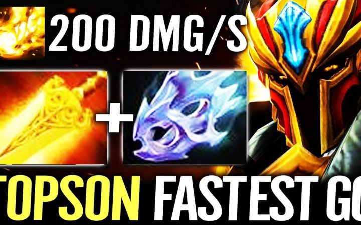 TOPSON中单龙骑,14分钟辉耀18分钟银月速度结束比赛【DOTA2】截图