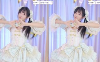 【鱼子酱】《我爱钱钱爱我》中华风洛丽塔打歌服套装 直播跳舞录屏
