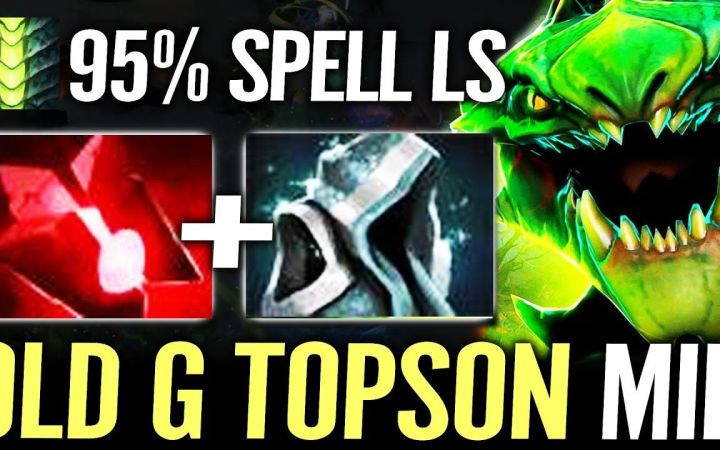 TOPSON中单毒龙,血精石+永世法衣不愧是最恶心中单!【DOTA2】截图