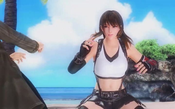 《死或生5》MOD 奈奈美穿上蒂法的衣服截图