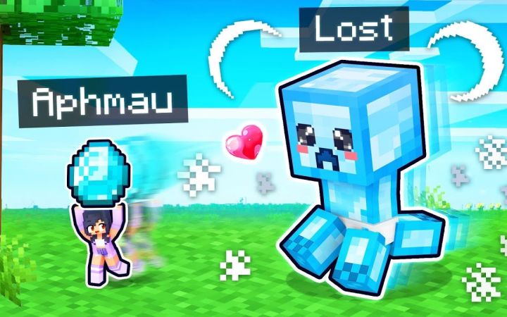 【Aphmau】我的世界|拯救迷路的苦力怕宝宝We SAVED A Lost BABY Creeper In Minecraft!截图
