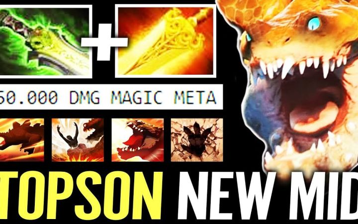 TOPSON中单獣,辉耀+虚灵刀伤害拉满【DOTA2】截图