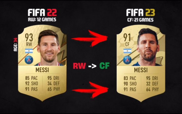 fifa23球员位置变化截图