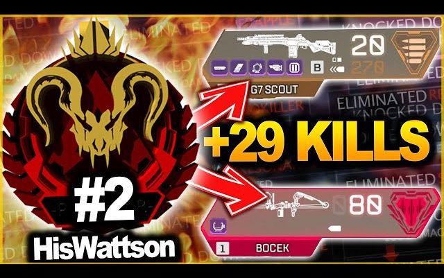 【APEX/转载】世二猎HisWattson小队的g7和波赛克帮助他们拿下比赛截图