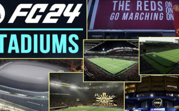 EA SPORTS FC24 所有授权球场一览截图