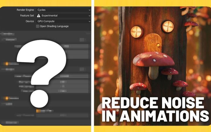 Blender 3.5 | 秘密的Cycles去噪功能 | 加快渲染速度截图