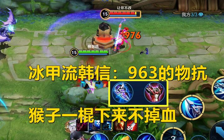 冰甲流韩信:963的物抗,猴子一棍下来不掉血!截图