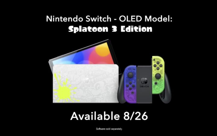 《斯普拉遁3》Switch OLED限定机公布！8月26日发售截图