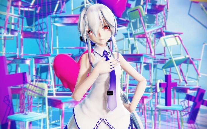 【MMD】敬启 我的分身【Haku】【搬运】截图