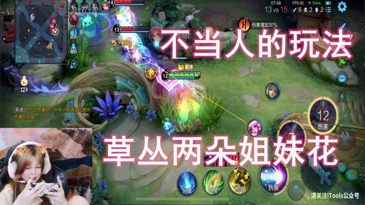 鱼丸：草丛两朵姐妹花，不当人的玩法截图