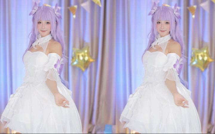 【鱼子酱】《桃源恋歌》独角兽打歌服限定 直播跳舞录屏截图