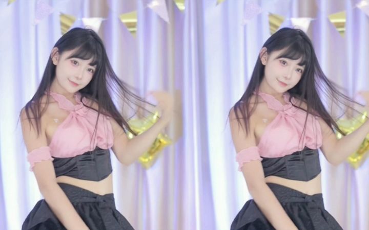 【鱼子酱】《开火车》公主裙套装 直播跳舞录屏截图
