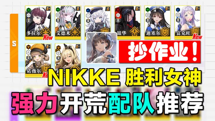 【NIKKE:胜利女神】最新!全角色强度榜/开荒强力配队推荐!截图