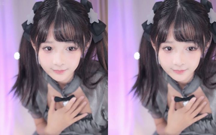【鱼子酱】《What is Love?》黑色洛丽塔版 直播跳舞录屏截图