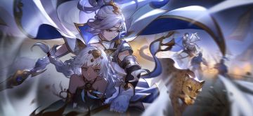 全新武将马云禄&花鬘登场 雪卷流云升朔月 奇兽丽影出蛮荒！