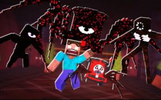 MC怪物学院动画丨Doors seek Train vs Figure vs Choo choo Charles Challenge丨我的世界动画