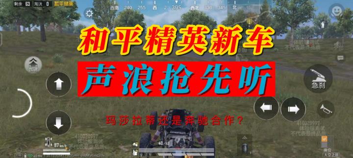 和平精英新车声浪截图