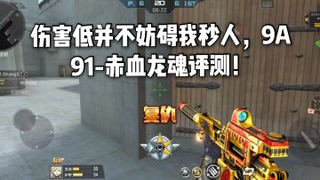 CF手游柿子：伤害低并不妨碍我秒人，9A91-赤血龙魂评测！
