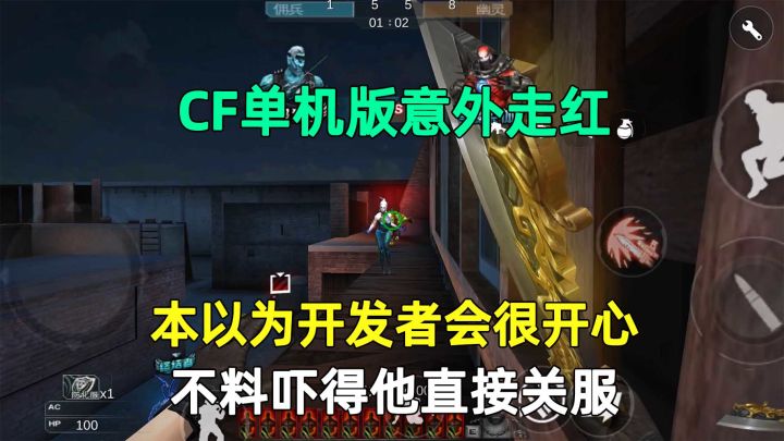 CF单机版意外走红！本以为开发者会很开心，不料吓得他连夜关服！截图