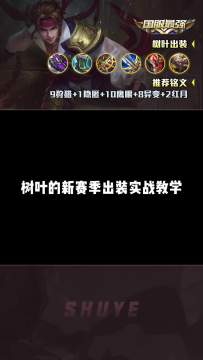 大家久等了，上次说好的实战教学来了#孙策教学 #树叶孙策