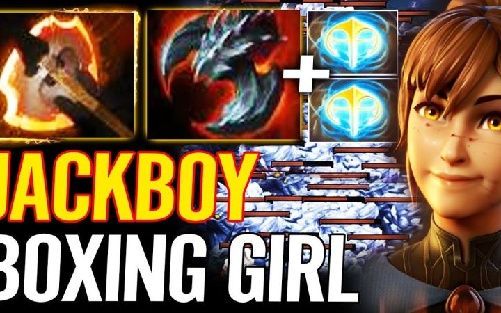 JACYBOY一号位玛西，狂战斧+撒旦无人能挡【DOTA2】截图