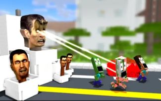 MC怪物学院动画丨马桶人厕所袭击事件丨我的世界动画