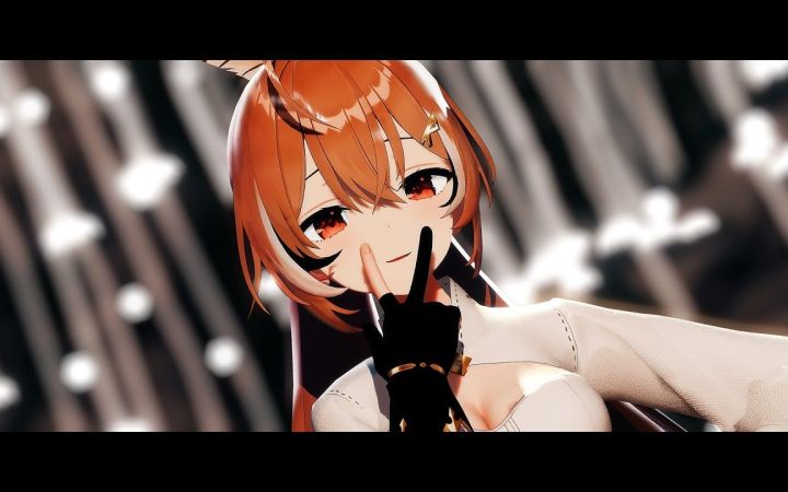 【VtuberMMD】Shadow Shadow【七诗无名】【搬运】截图