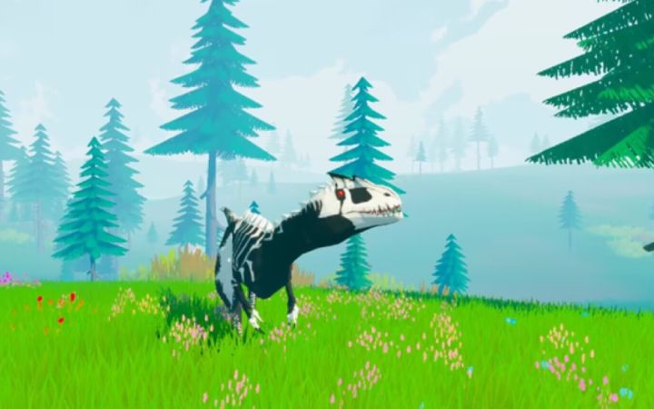 【侏罗纪岛】食蜥王龙玩家自创皮肤演示截图