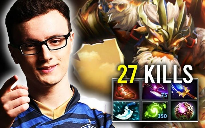 奇迹哥miracle中单撼地者,强无敌27杀!【DOTA2】截图